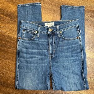 Madewell Stovepipe Women’s Jeans Mid-Rise Slim Fit Size 26